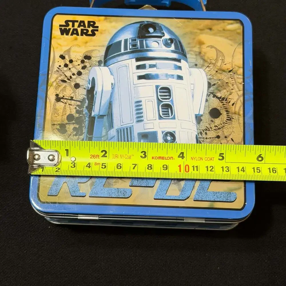 Star Wars R2-D2 Tin Box Company Square Metal Lunch Box